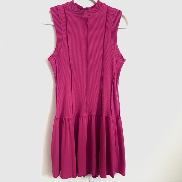 Anthropologie Daily Practice Buzzer Beater Sleeveless Mini Dress  Size M NWT - Picture 3 of 11